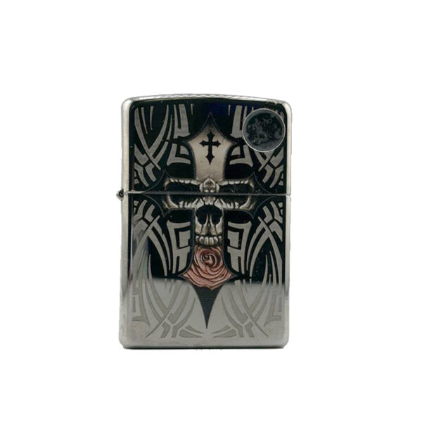 Zippo Skull Cross Windproof Lighter (28874)