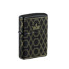 Zippo Queen of Bud Windproof Lighter – Matte Black & Gold Design