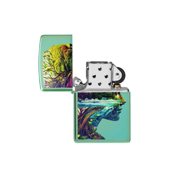Zippo Face of Nature Design Windproof Lighter (46233)