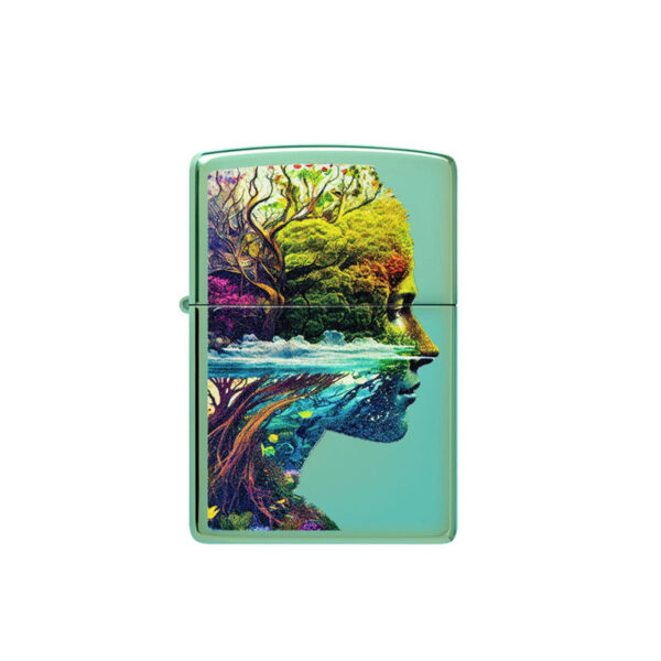 Zippo Face of Nature Design Windproof Lighter (46233)