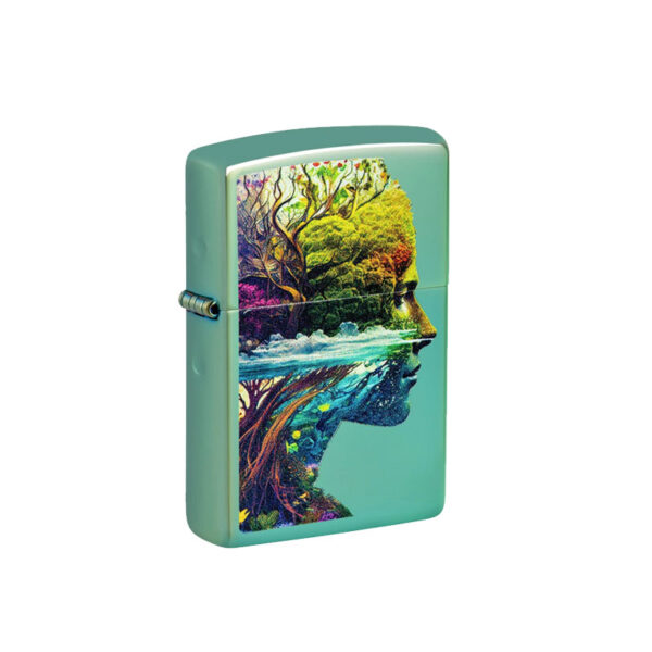 Zippo Face of Nature Design Windproof Lighter (46233)