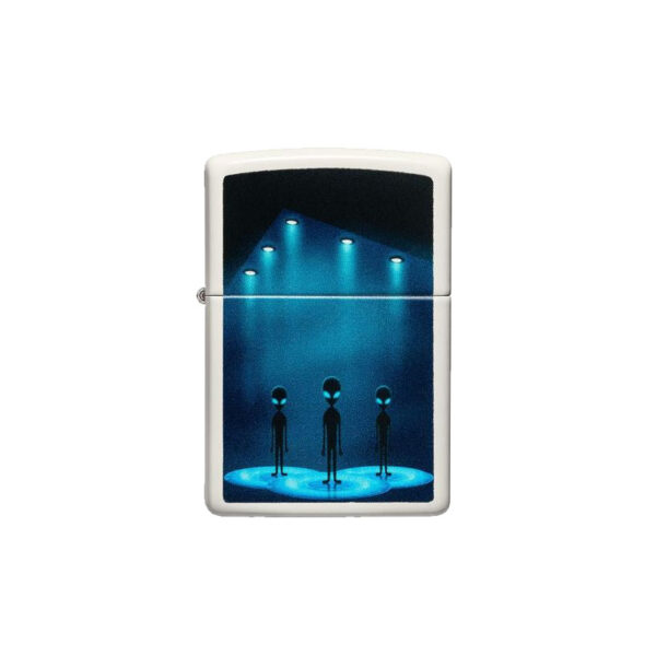 Zippo Alien Design Glow-in-the-Dark Windproof Lighter (49487)